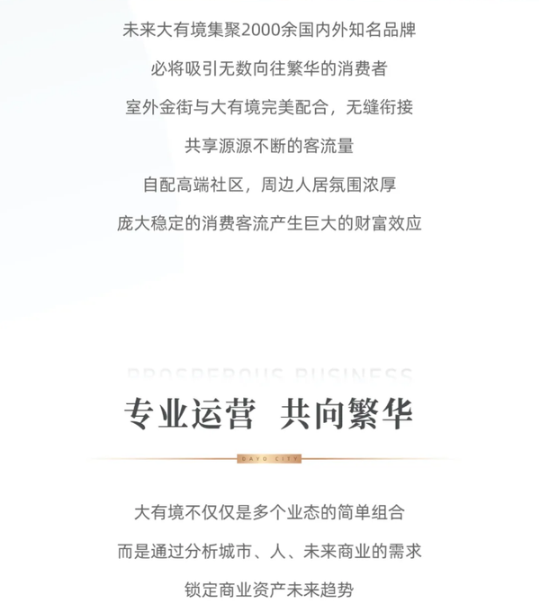 大有境打造消费新体验